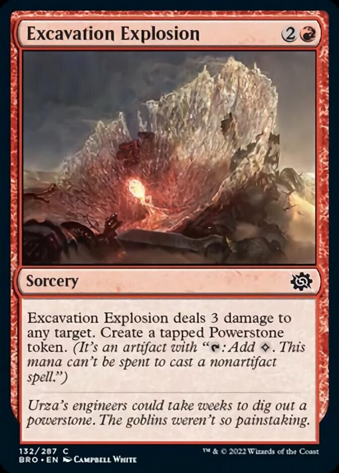Excavation Explosion [The Brothers' War] [Foil]
