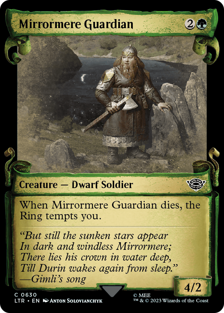 Mirrormere Guardian [The Lord of the Rings: Tales of Middle-Earth Showcase Scrolls] [Foil]