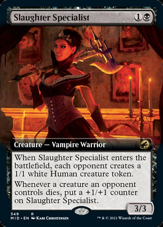 Slaughter Specialist (Extended Art) [Innistrad: Midnight Hunt] [Foil]