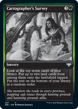 Cartographer's Survey [Innistrad: Double Feature] [Foil]