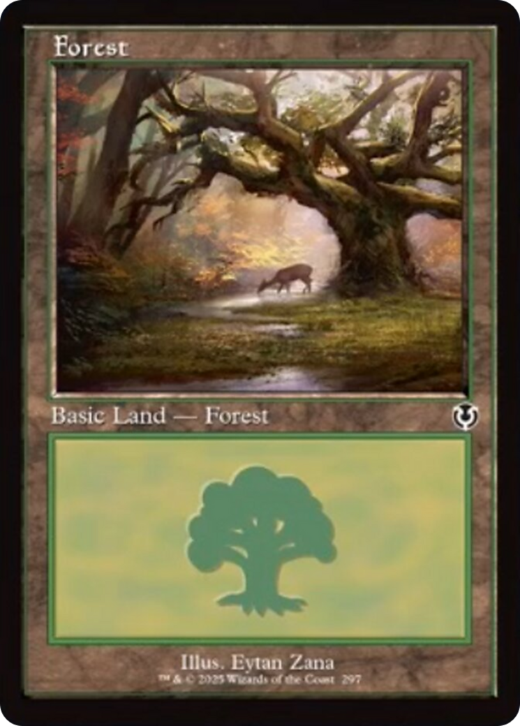 Forest (297) (Retro Frame) [Innistrad Remastered] [Foil]