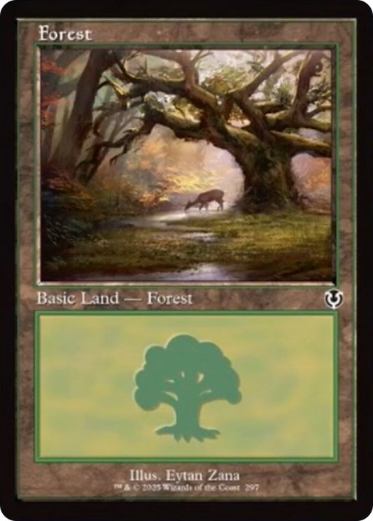 Forest (297) (Retro Frame) [Innistrad Remastered] [Foil]