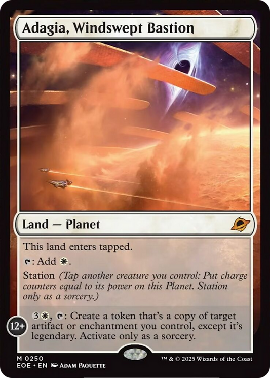 Adagia, Windswept Bastion [Edge of Eternities] [Foil]