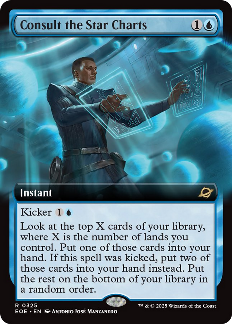 Consult the Star Charts (Extended Art) [Edge of Eternities] [Foil]