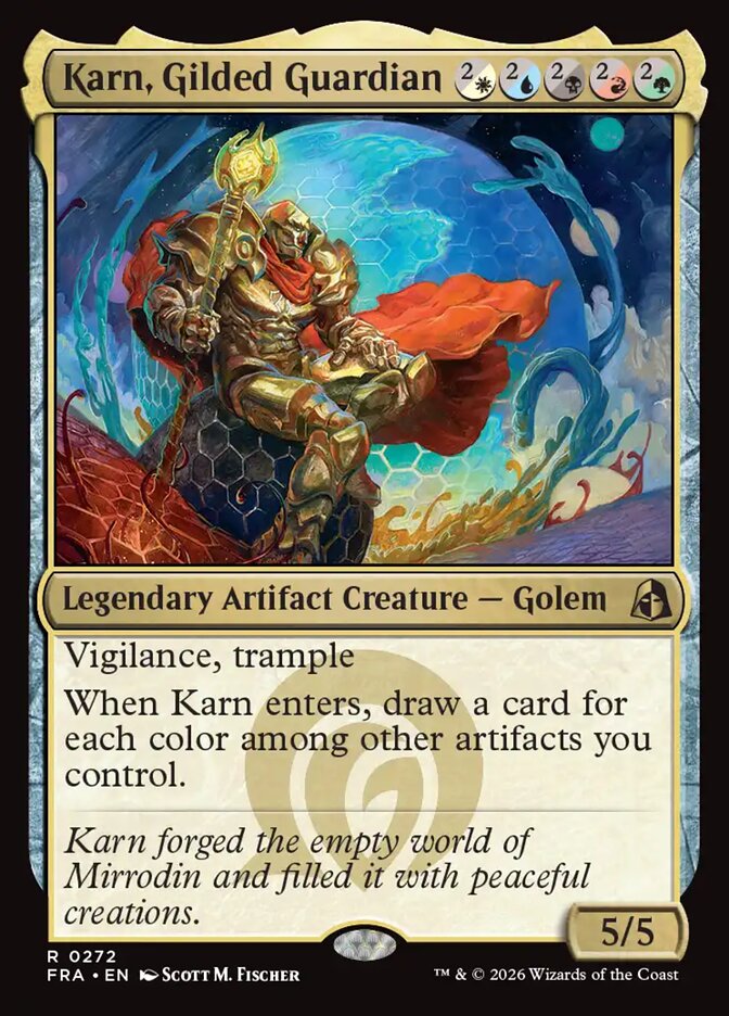 Karn, Gilded Guardian [Reality Fracture]