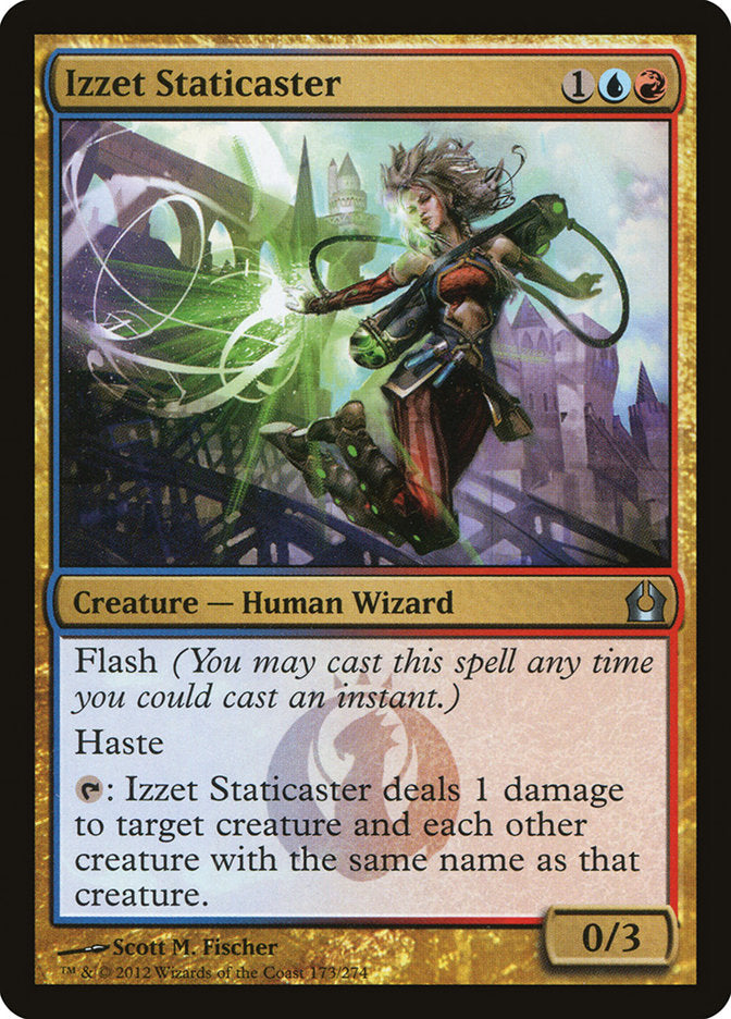 Izzet Staticaster [Return to Ravnica] [Foil]