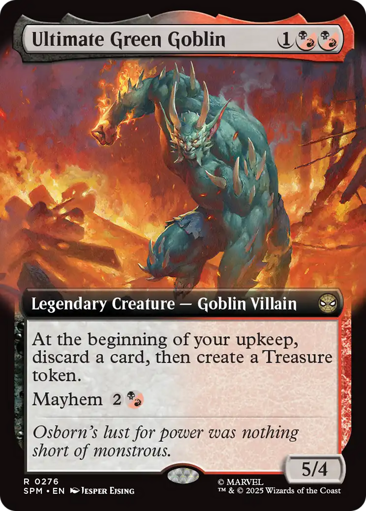 Ultimate Green Goblin (Extended Art) [Marvel's Spider-Man] [Foil]