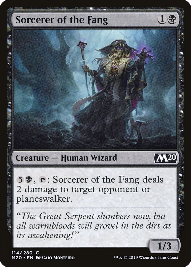 Sorcerer of the Fang [Core Set 2020] [Foil]