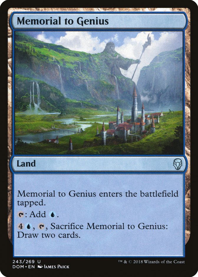 Memorial to Genius [Dominaria] [Foil]