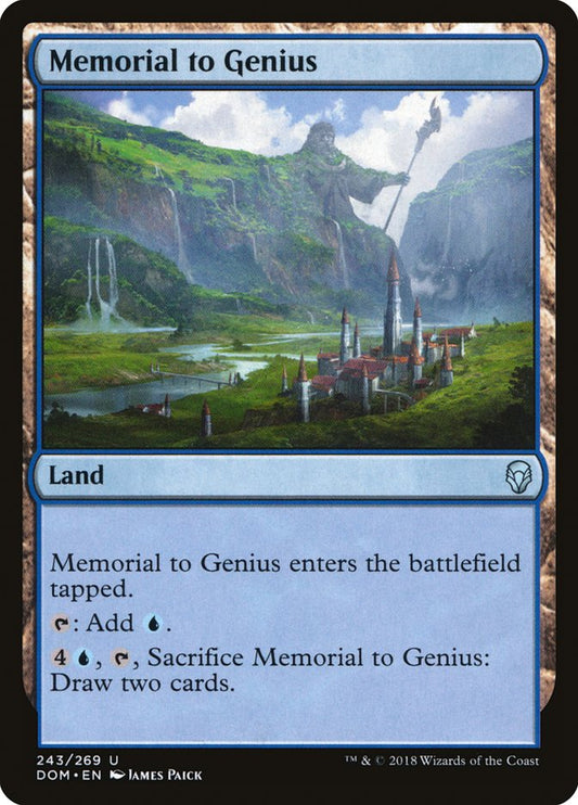 Memorial to Genius [Dominaria] [Foil]