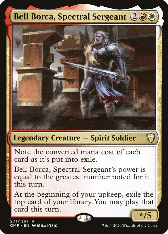 Bell Borca, Spectral Sergeant [Commander Legends] [Foil]