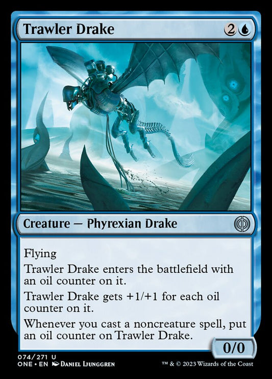Trawler Drake [Phyrexia: All Will Be One] [Foil]