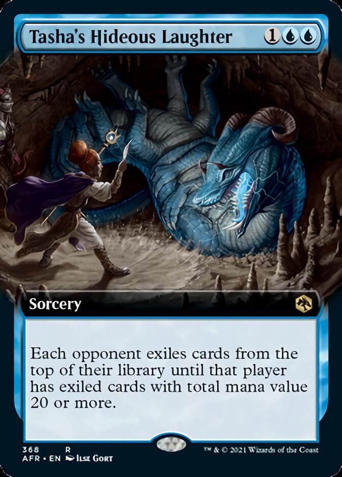 Tasha's Hideous Laughter (Extended Art) [Dungeons & Dragons: Adventures in the Forgotten Realms] [Foil]