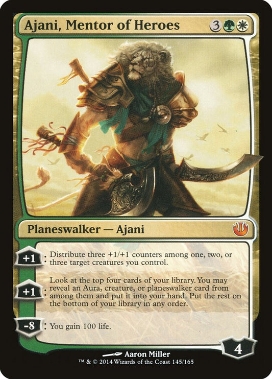 Ajani, Mentor of Heroes [Journey into Nyx] [Foil]