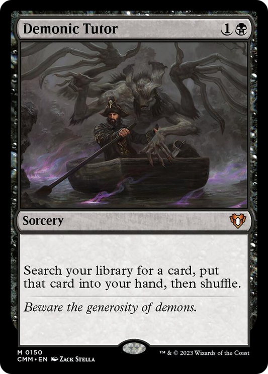Demonic Tutor [Commander Masters] [Foil]
