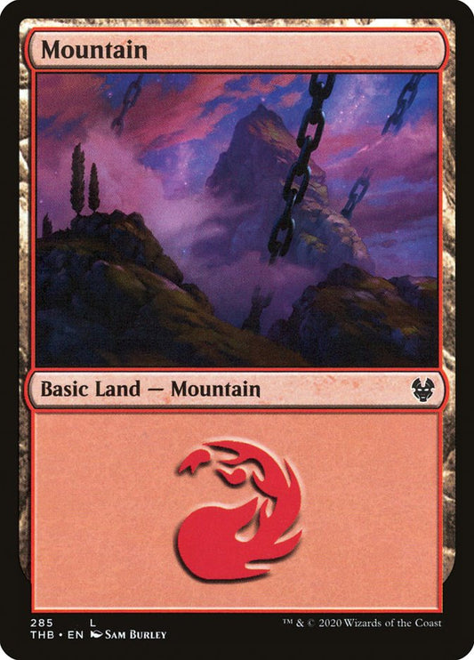 Mountain (285) [Theros Beyond Death] [Foil]