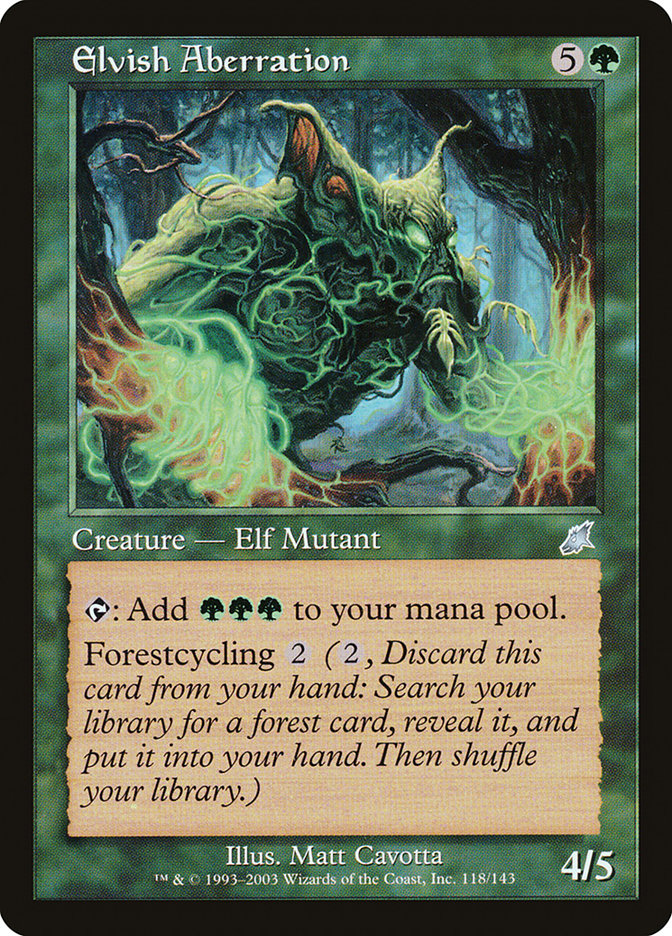 Elvish Aberration [Scourge] [Foil]