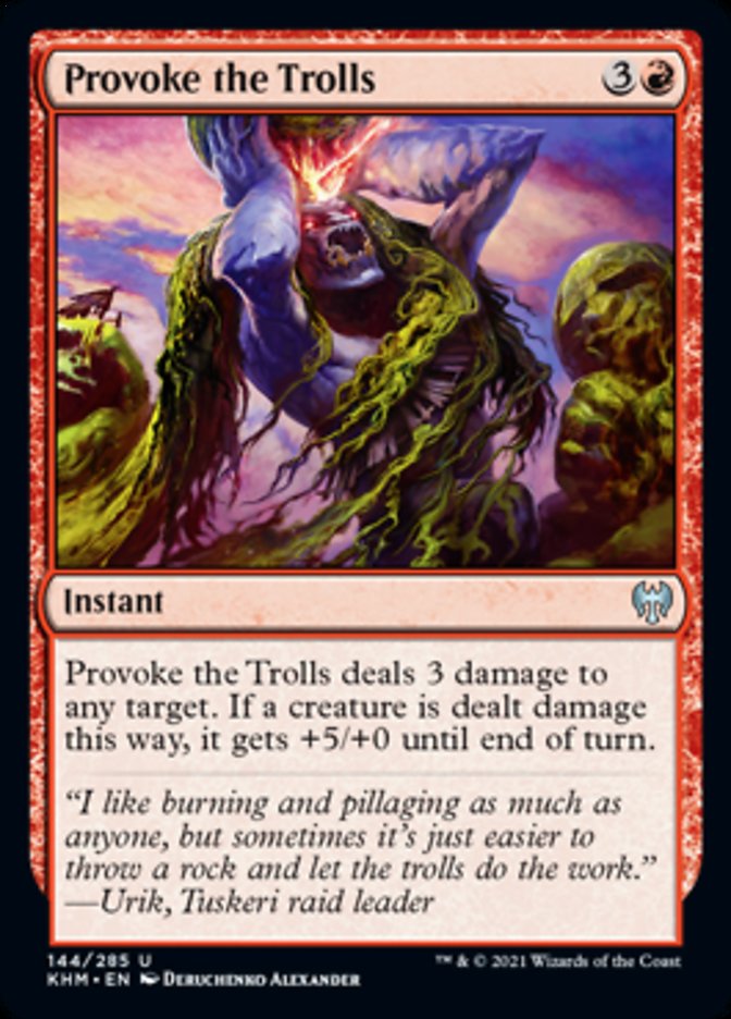 Provoke the Trolls [Kaldheim] [Foil]