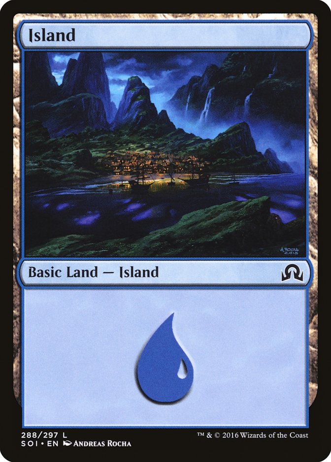Island (288) [Shadows over Innistrad] [Foil]