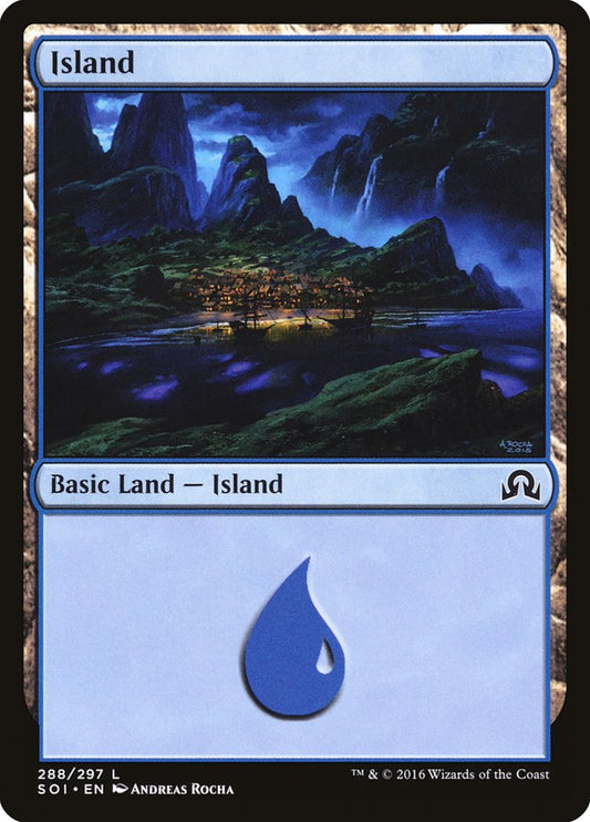 Island (288) [Shadows over Innistrad] [Foil]