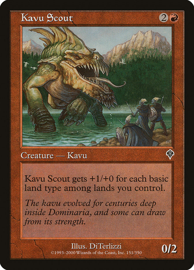 Kavu Scout [Invasion] [Foil]