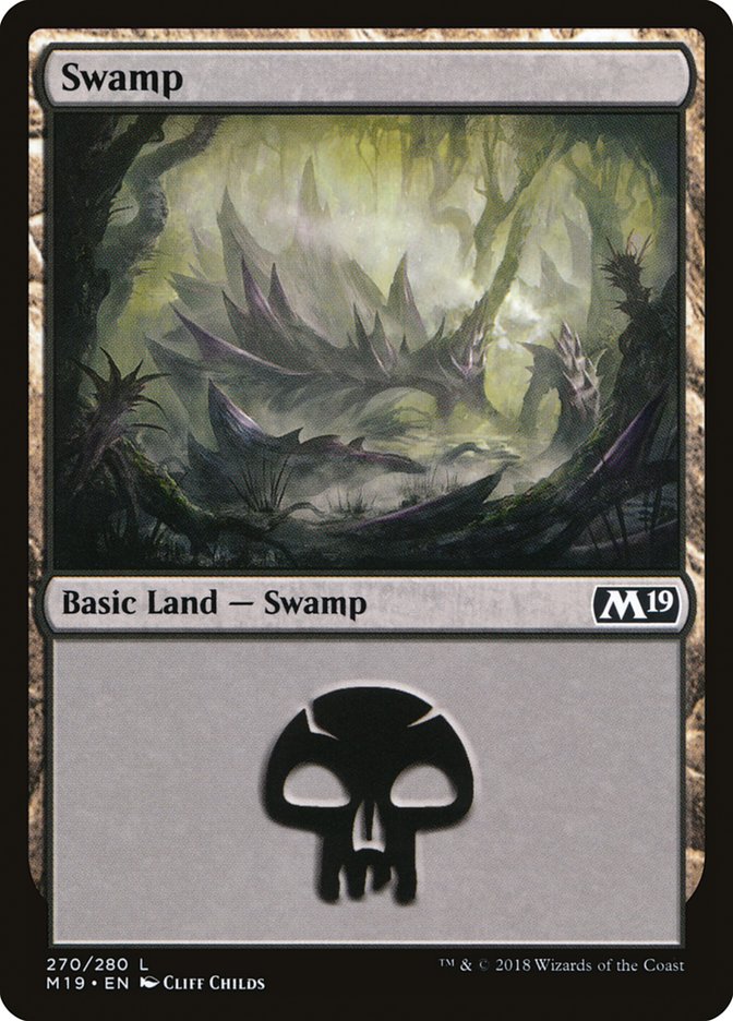 Swamp (270) [Core Set 2019] [Foil]