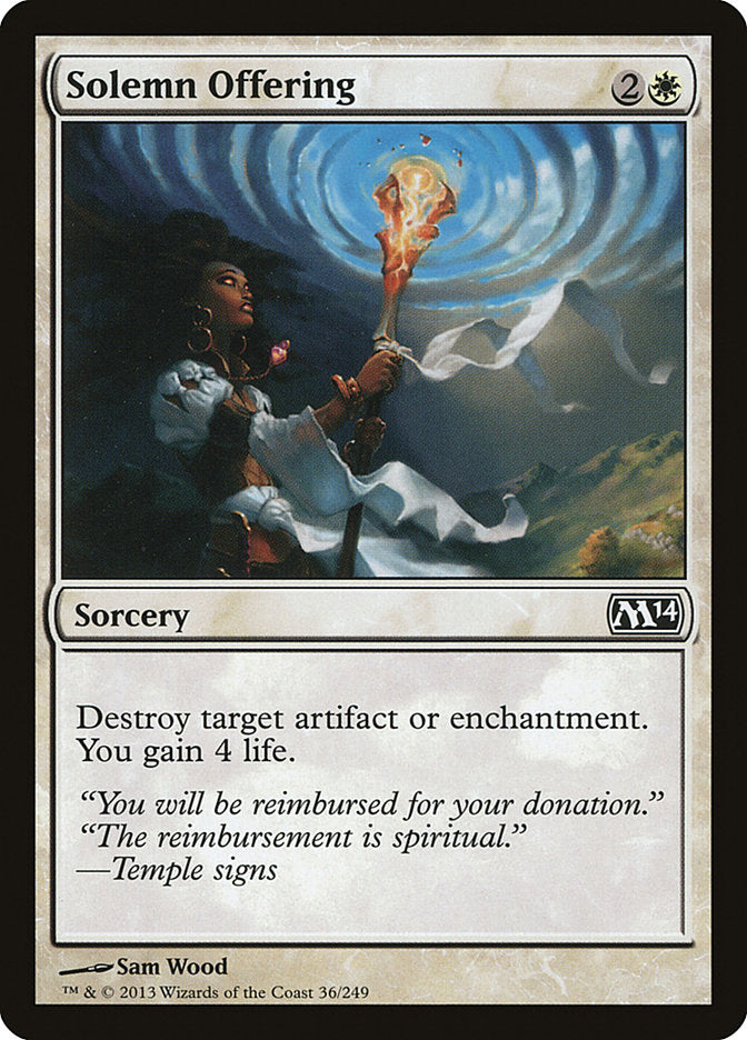 Solemn Offering [Core Set 2014]
