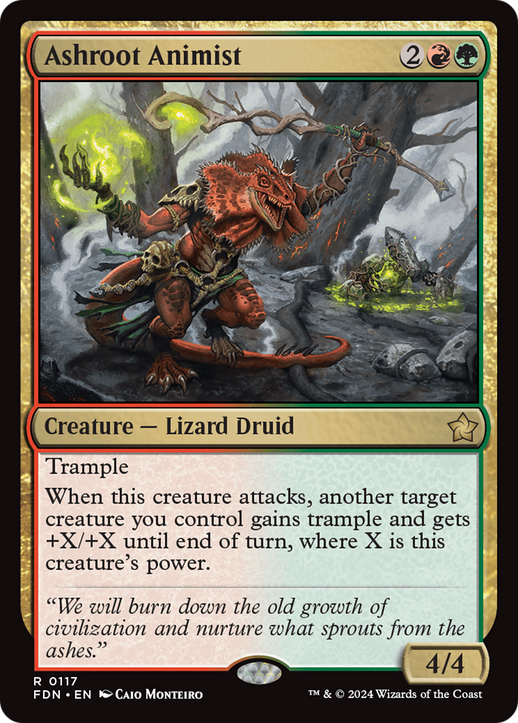 Ashroot Animist [Foundations] [Foil]