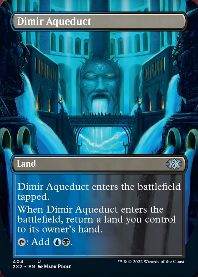 Dimir Aqueduct (Borderless Alternate Art) [Double Masters 2022] [Foil]
