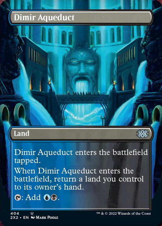 Dimir Aqueduct (Borderless Alternate Art) [Double Masters 2022] [Foil]