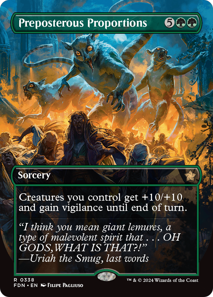 Preposterous Proportions (Borderless) [Foundations] [Foil]