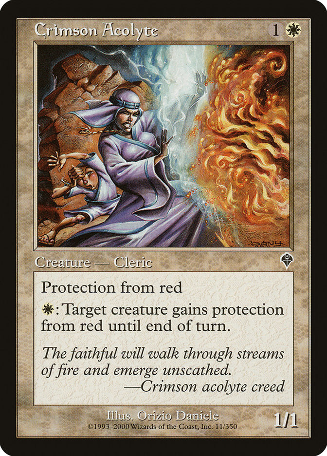 Crimson Acolyte [Invasion] [Foil]