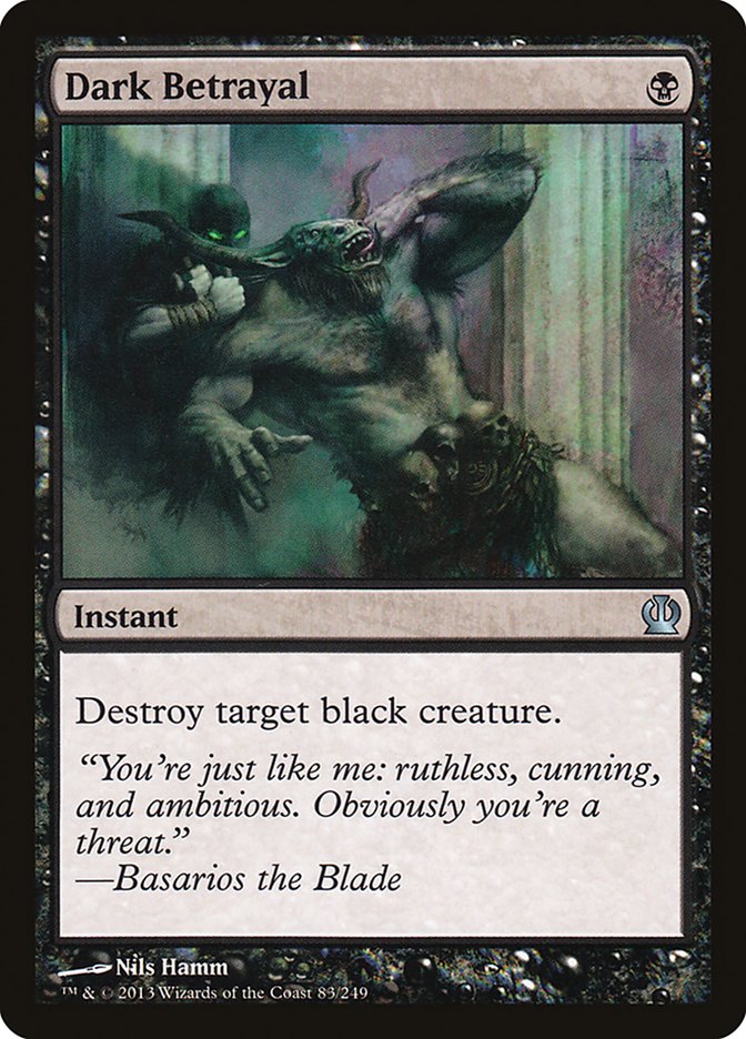 Dark Betrayal [Theros] [Foil]