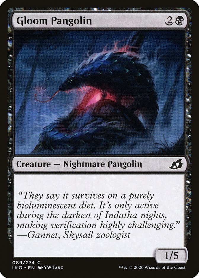 Gloom Pangolin [Ikoria: Lair of Behemoths] [Foil]
