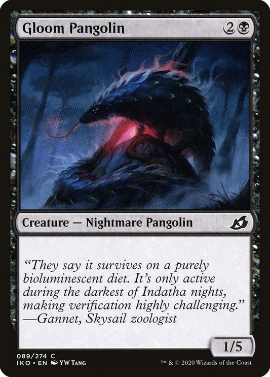 Gloom Pangolin [Ikoria: Lair of Behemoths] [Foil]