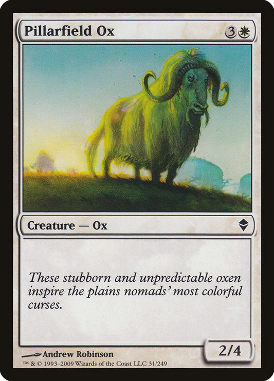 Pillarfield Ox [Zendikar] [Foil]