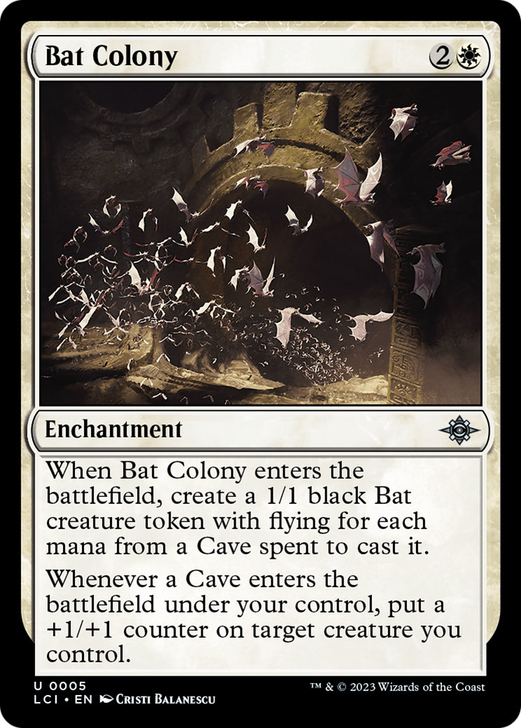 Bat Colony [The Lost Caverns of Ixalan] [Foil]