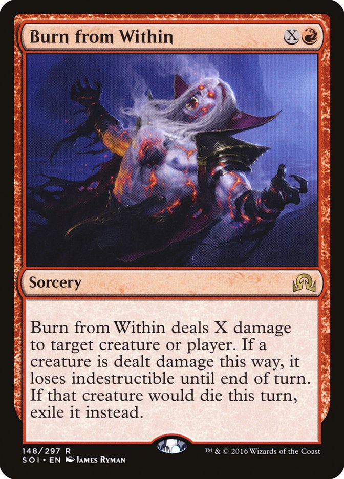 Burn from Within [Shadows over Innistrad] [Foil]
