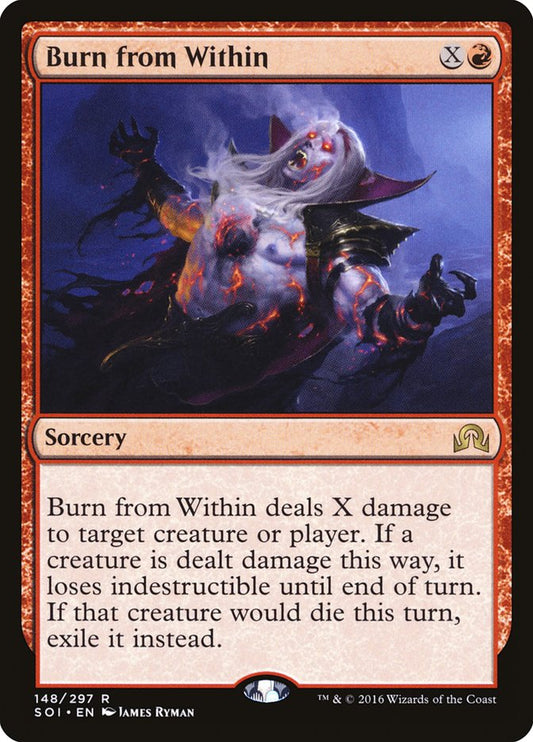 Burn from Within [Shadows over Innistrad] [Foil]