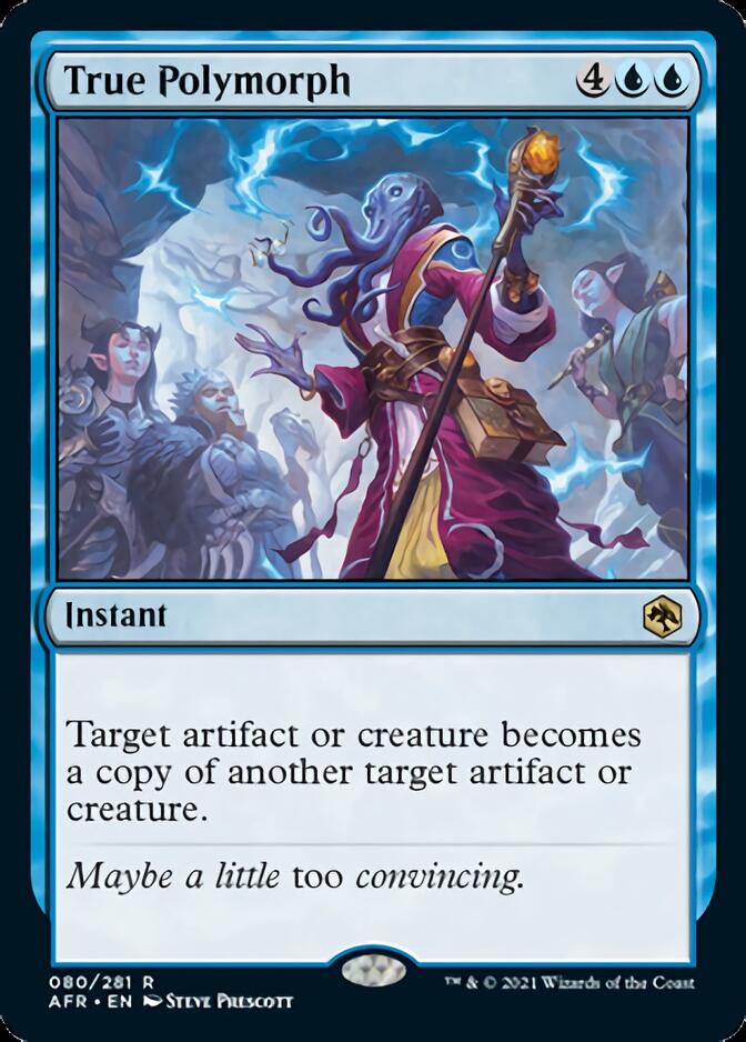 True Polymorph [Dungeons & Dragons: Adventures in the Forgotten Realms] [Foil]