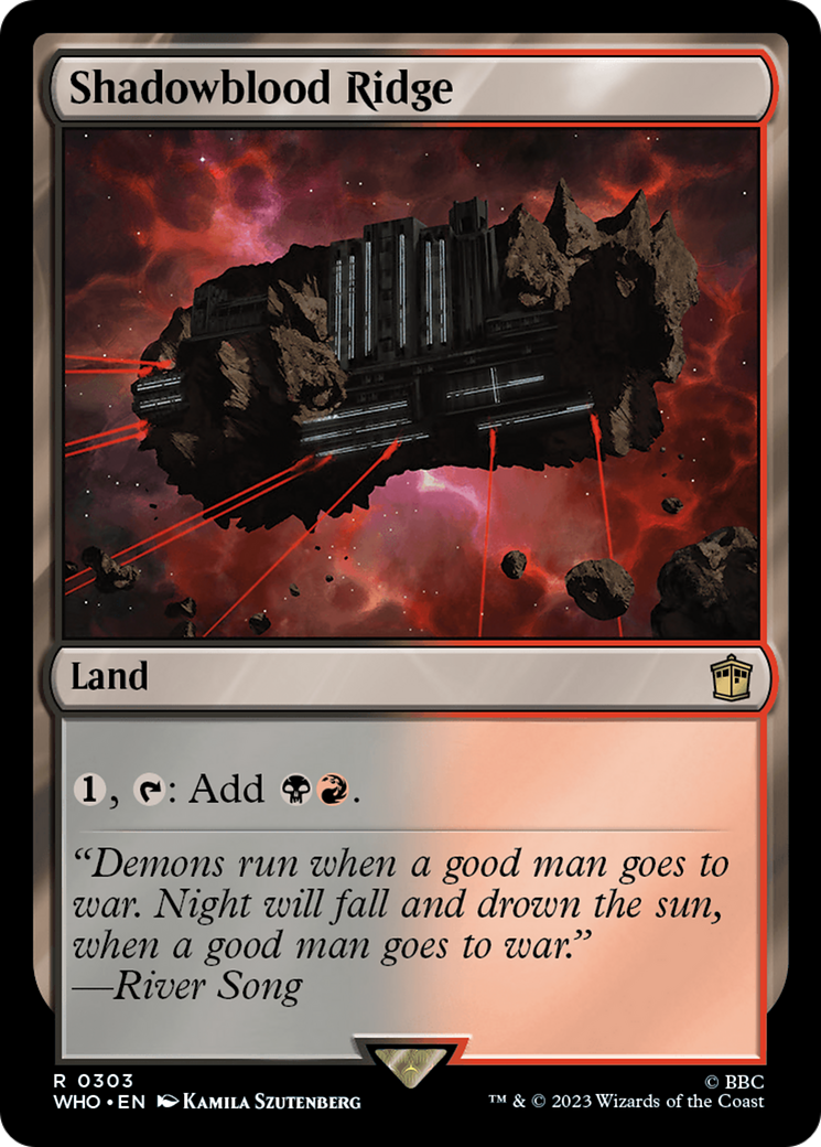 Shadowblood Ridge [Doctor Who] [Foil]