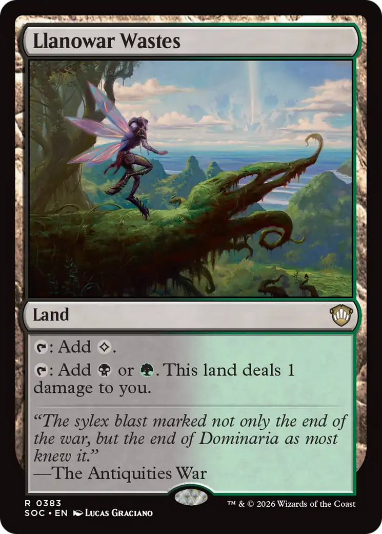Llanowar Wastes [Secrets of Strixhaven Commander] [Foil]