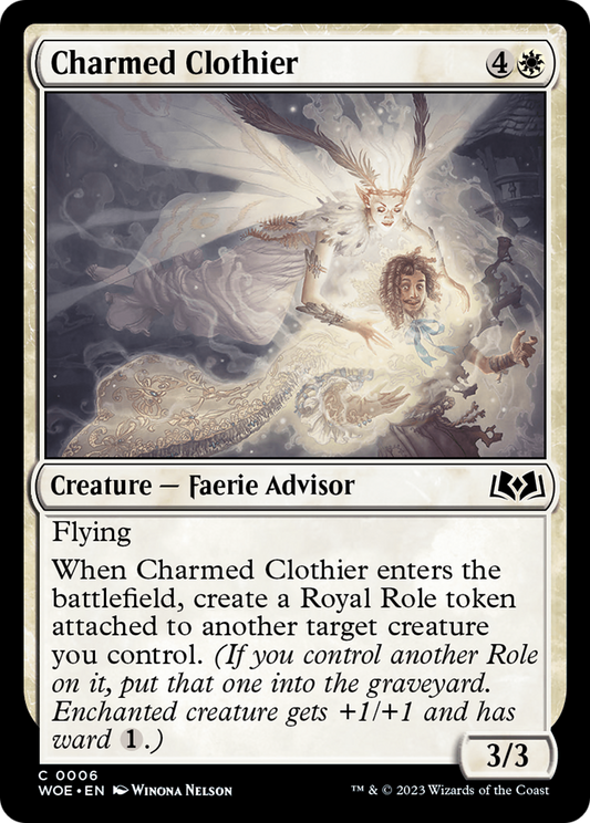 Charmed Clothier [Wilds of Eldraine] [Foil]
