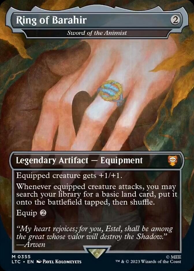 Ring of Barahir - Sword of the Animist [The Lord of the Rings: Tales of Middle-Earth Commander] [Foil]