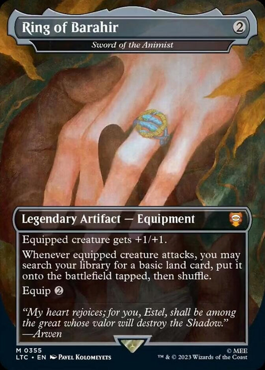 Ring of Barahir - Sword of the Animist [The Lord of the Rings: Tales of Middle-Earth Commander] [Foil]