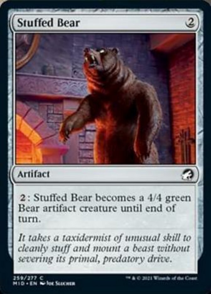 Stuffed Bear [Innistrad: Midnight Hunt] [Foil]