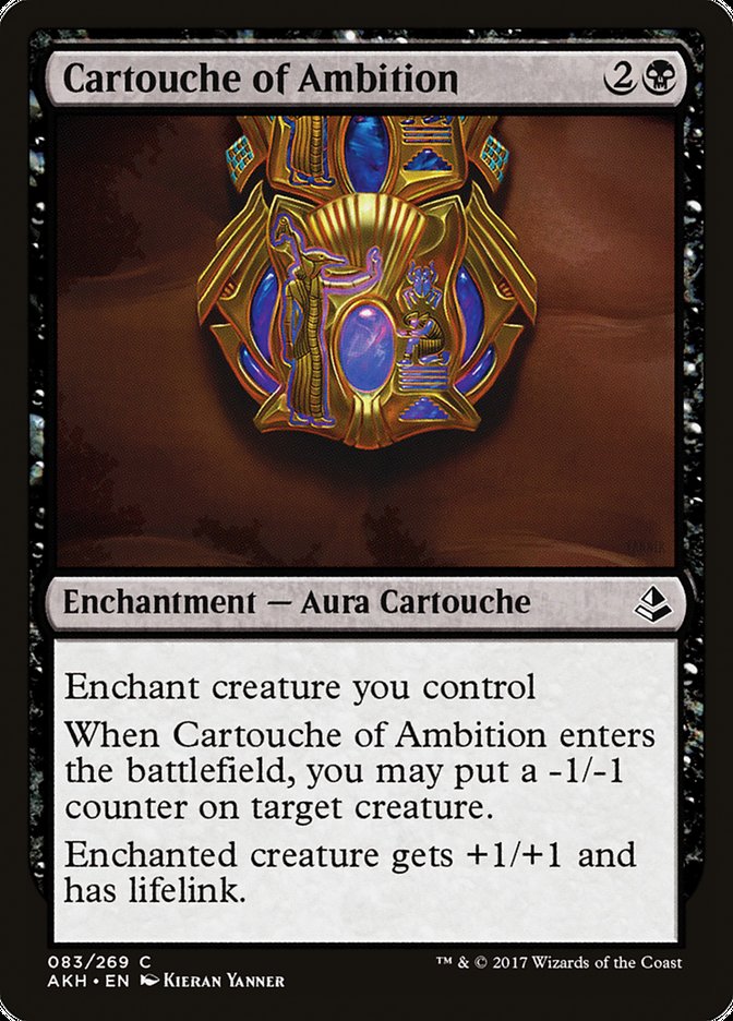 Cartouche of Ambition [Amonkhet] [Foil]