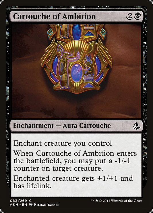 Cartouche of Ambition [Amonkhet] [Foil]