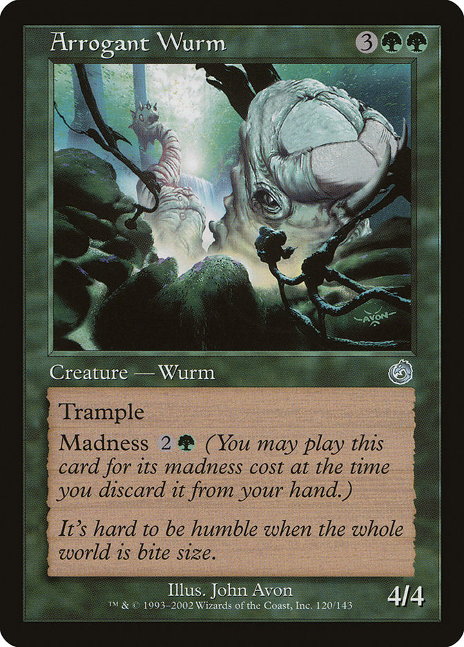 Arrogant Wurm [Torment] [Foil]