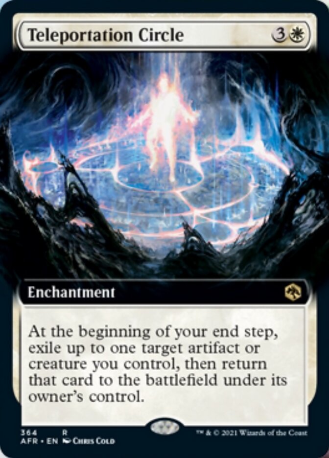 Teleportation Circle (Extended Art) [Dungeons & Dragons: Adventures in the Forgotten Realms] [Foil]